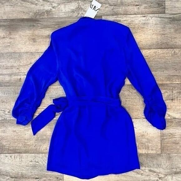 ZARA BLOGGER FAVE!!! Mini Shoulder Pad Dress NWT - Picture 16 of 16